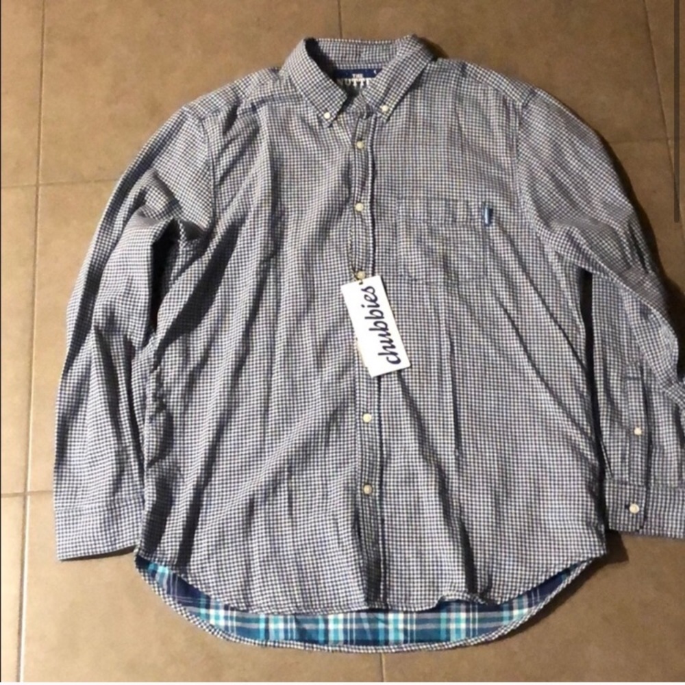 Chubbies button down NWT